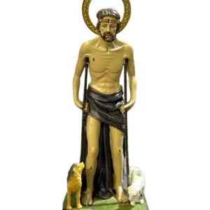 San Lazaro 12 Inch Statue (option of capita) with Beautiful Face - Religious Table Decor Ornaments
