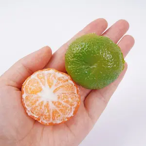 Realistic Peelable Model Set of 2, Detailed Simulation Fruit Replica, Perfect for Kitchen Decor & Educational Use