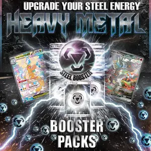 Kid Motors TV – Heavy Metal Pokemon Packs Upgrade Your Steel Energy Card with PERKS