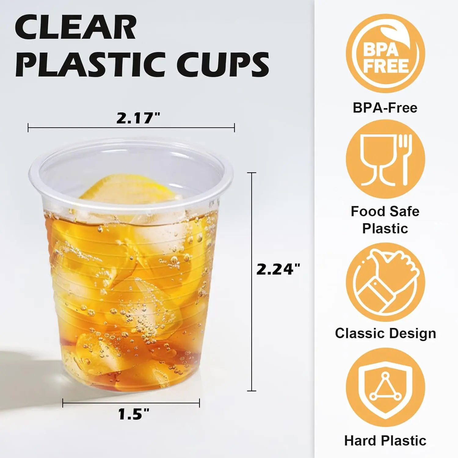 100 Pack 3 oz Plastic Cups, Clear Disposable Plastic Cups Bulk, Small  Mouthwash Cup, Cold Drinking Cup for Travel, Bathroom, Travel, Picnic -  TikTok Shop