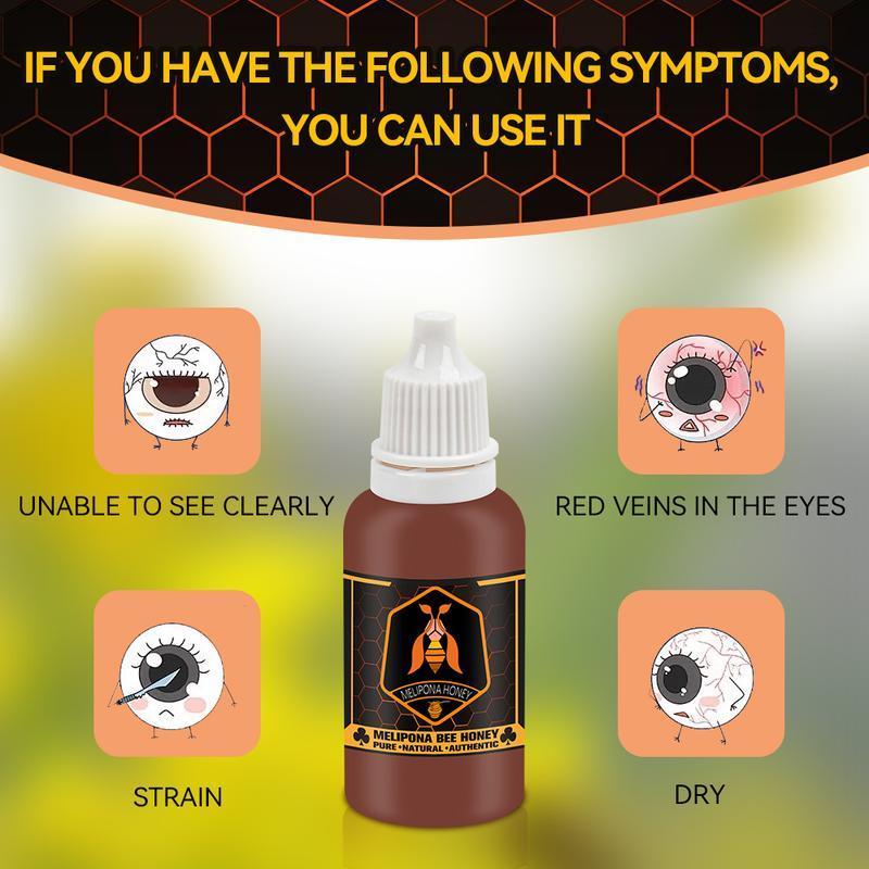 Melipona Honey Stingless Bee Honey Meliponini Honey Miel Melipona Original Authentic Natural Sweet Flavor 15ML Pure Natural Safe