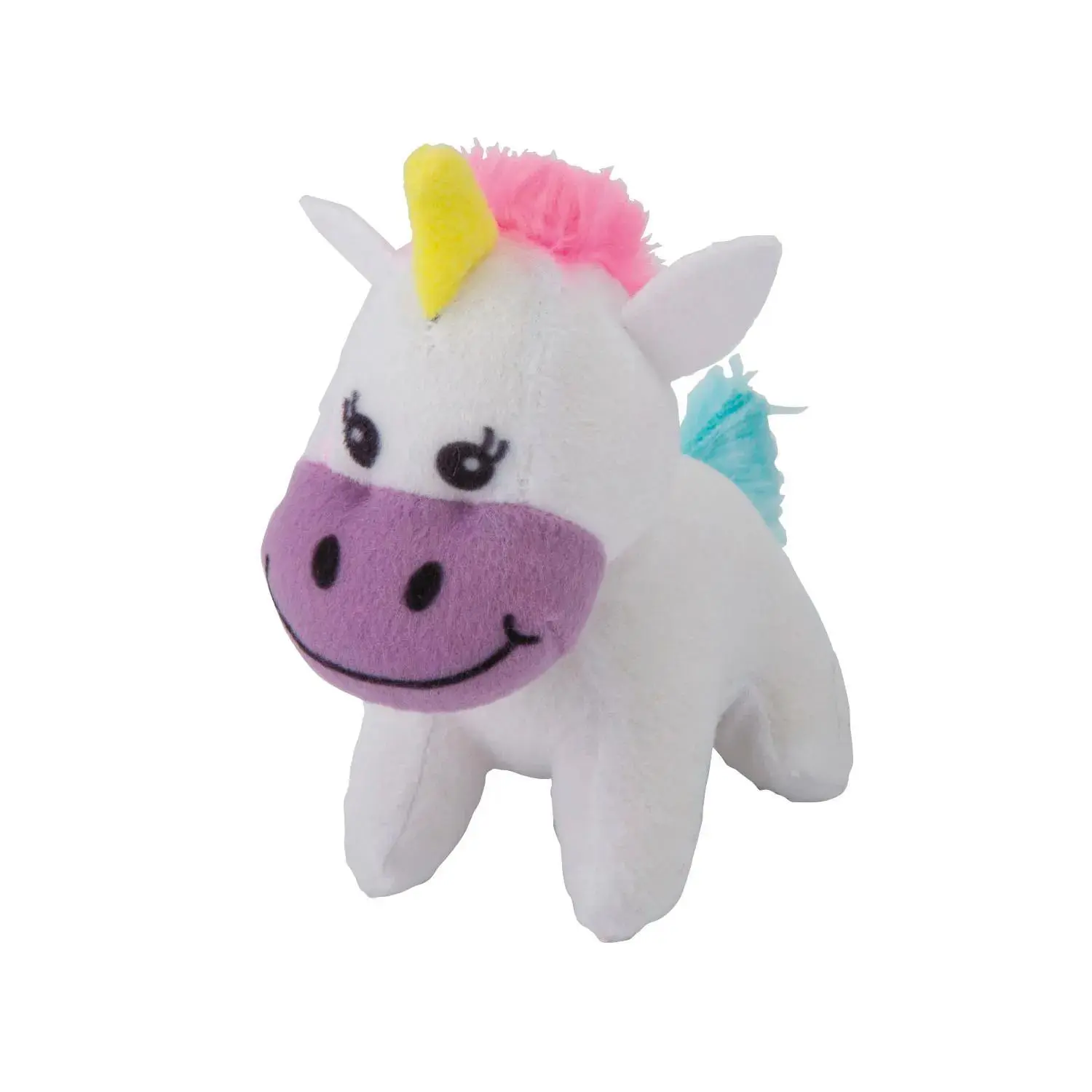 Happy White Stuffed Unicorns - 12 Pc.