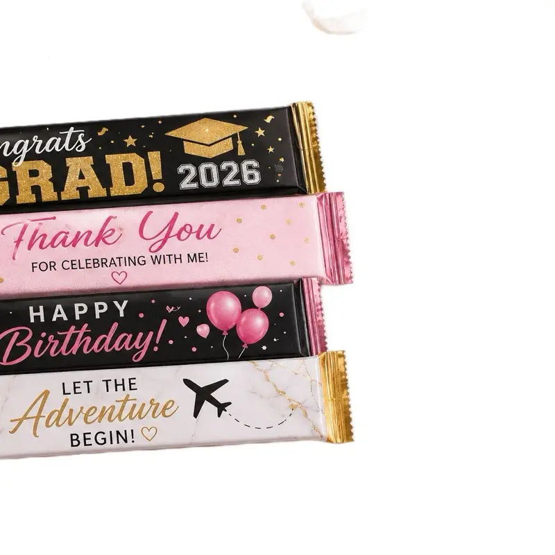 Custom Candy Wrappers - Personalized for Birthdays, Weddings, Baby Showers