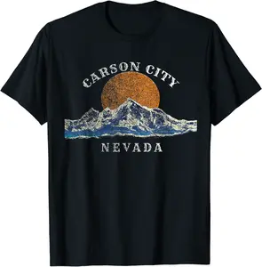 Carson City Nevada Mountain Scenery T-Shirt - Elizabethmc Shop 37B08DYHQK3Z