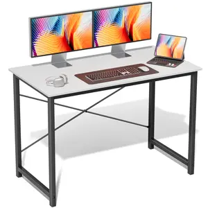 Folding Desk 55 inch Foldable Large Portable Computer Desks,Spaces Saving Writing Sturdy Table for Bedroom,Home Office, Dorm, Apartment,Pre Assembled,Brown,Multiple sizes Writing Gaming Work Desk Modern Kids Study Table with Storage Bag,Easy to assemble