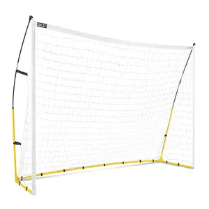 SKLZ Quickster Soccer Goal - Ultra-Portable & Durable with Tension-Tite Poles and Velcro Net Attachments for Youth and Elite Players