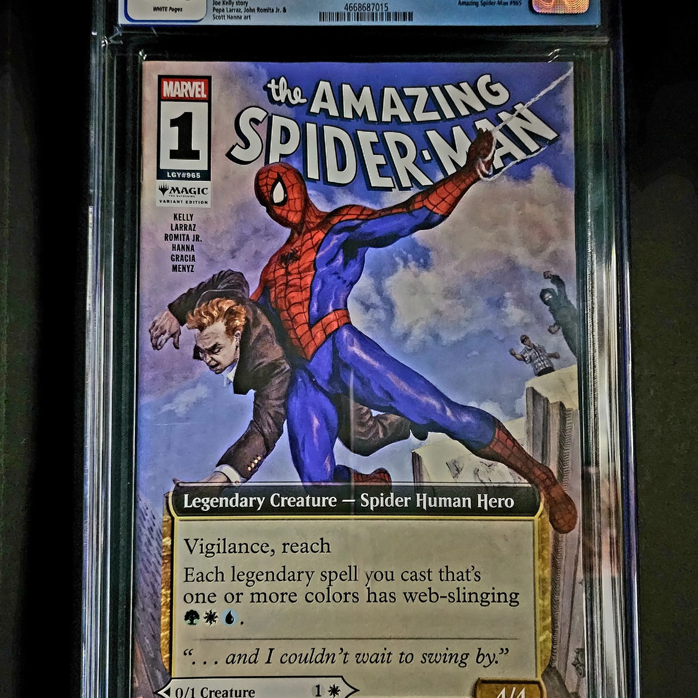 Marvel Spider-Man #1 Magic: The Gathering Edition C Non-Sports Trading Card, CGC 9.8 Graded Collectible Trading Card, Trading Cards