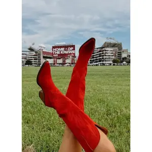 NEW!! Dingo Thunder Road Leather Boot in Red