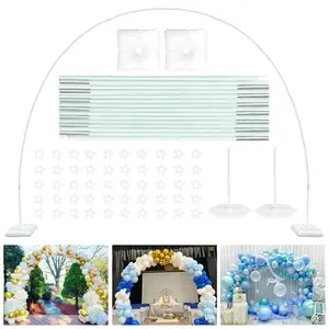 Balloon Arch Stand Kit, 10Ft Wide & 7.5Ft High Adjustable Balloon Arch Frame, Ideal For Party Decorations, Not Include Balloons