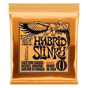 Ernie Ball 2222 Hybrid Slinky Nickel Wound Electric Guitar Strings