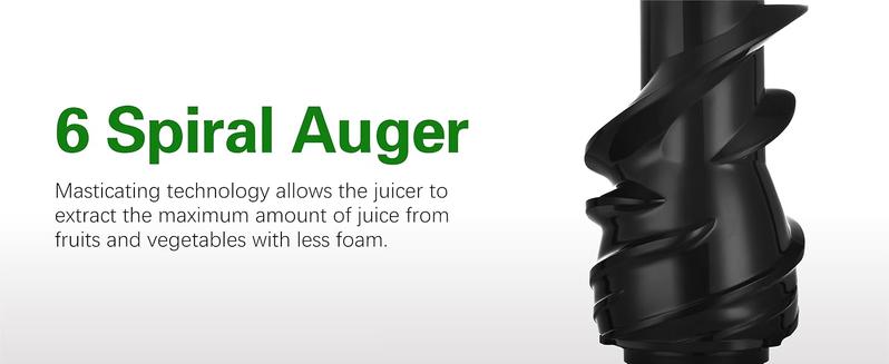 Cold Press Juicer, Juicer Machines with Large Feed Chute, Large Capacity, Slow Masticating Juicer for Fruits and Vegetables Cold Press Juicer, Juicer Machines with Large Feed Chute, Large Capacity, Slow Masticating Juicer for Fruits and Vegetables