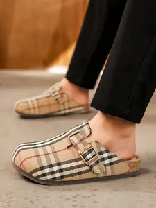 Fashion Couple Slippers, Multifunctional Single Strap Design, Comfortable Casual Shoes, Perfect for Daily Wear and Stylish Look, Rubber, Lightweight Slipper