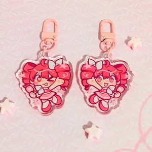 VOCALOID Teto Spoken For Acrylic Keychain, Kasano Teto Flavor Foley Acrylic Charm, Anime Acrylic Accessories, Baka Miku Neru - Cute Bag Accessories | Perfect for Backpacks, Keys and Gifts | High Quality and Customer Favorite Items