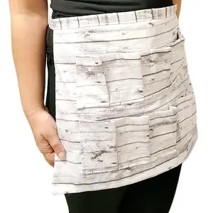 Egg Gathering Apron (woodgrain print) 8 pocket Gift Tool