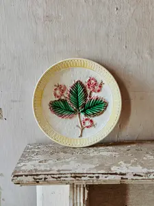 Patina Vie Vintage Majolica Decorative Plate