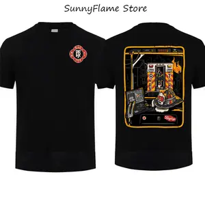 Ragtop Fire "Still Makin' Noise" Vintage Truck T-Shirt, Heroic First Responder Support Graphic Tee Gift for Men Top, Gift Father's Day
