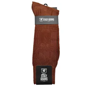 Pillar Collection: Stacy Adams Formal Dress Socks – Copper