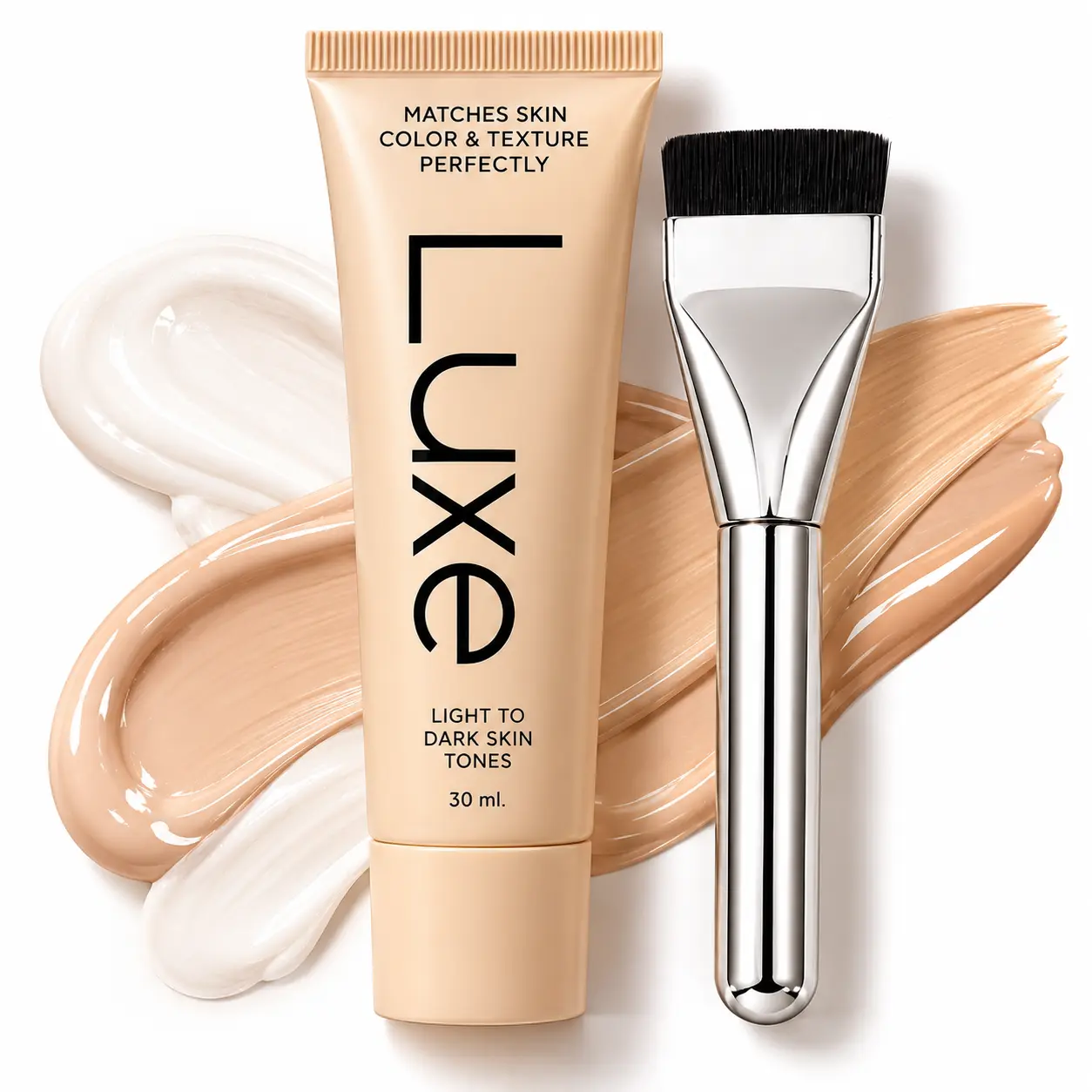 Women’s Liquid Foundation 30ml, Color-Adapting Lightweight Face Makeup with Moisturizing Feel, Buildable Formula and Natural Dewy Finish for Daily Wear