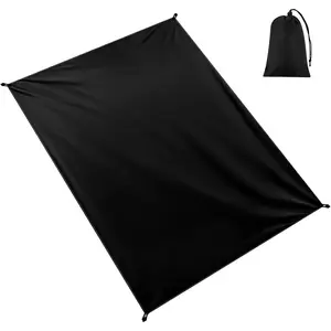 Tent Groundsheet / Waterproof Camping Tarp - 87" x 59" Ultralight Tent Footprint with Carry Bag - Ideal for Outdoor Ground Camping, Hiking, Backpacking, and the Beach