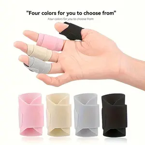 5 pieces, reusable finger strap protectors - soft and breathable, suitable for post injury recovery, exercise, and daily use. The universal adjustable protective cover is made of soft polyester material with a secure buckle