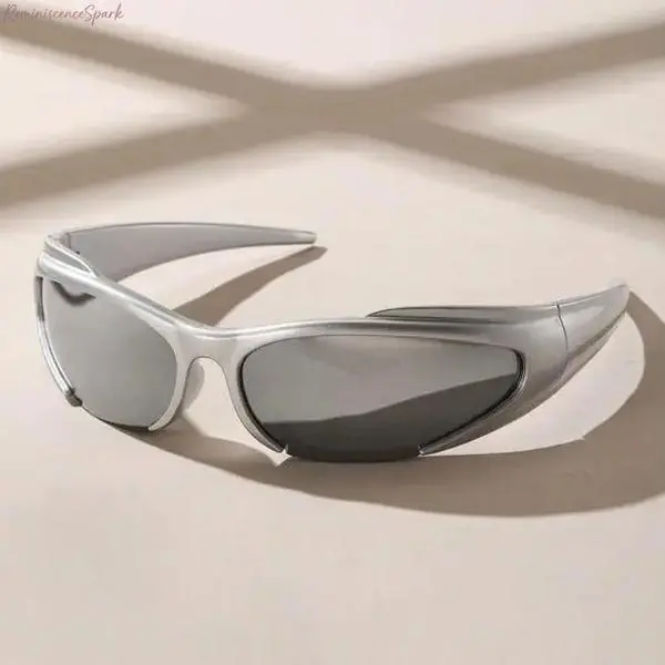 Unisex Minimalist Design Sporty Glasses - Small Frame, Lightweight, UV400 Protection, 1 Size for Adults, Cycling & Walks (Sports & Outdoor Eyewear), One Size, Driving / Ootd