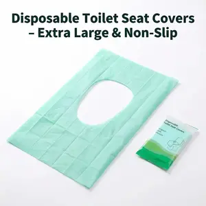 20pcs Disposable Toilet Seat CoversDisposable Toilet Seat Covers, Gentle Toilet Seat Protectors for Home Bathroom Hotel Salon, Bathroom Accessories, Adults and Kids Room Accessories.