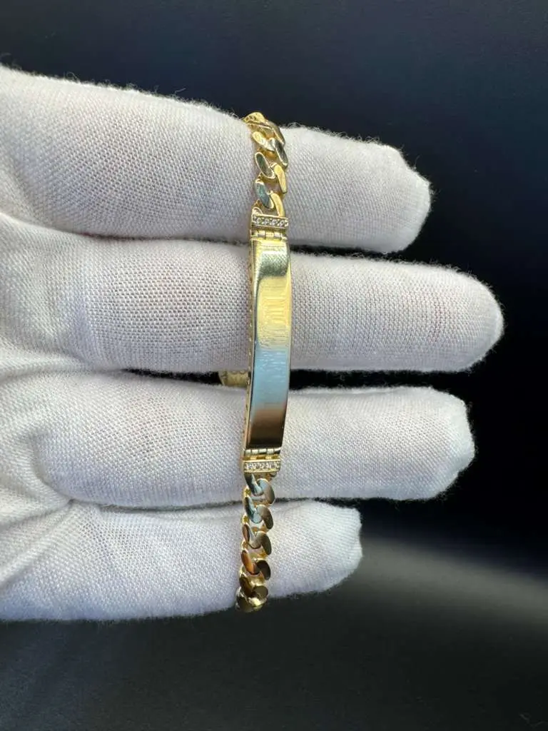cuban bracelet with ID cuban bracelet with ID