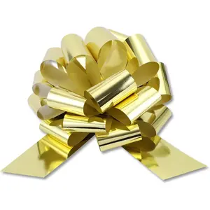 2 count Large Ribbon Pull Bow - 12" Wide, Big  Bows for  Decor,  Houses,  Basket, Presents, Wreath, Decoration, Office ()