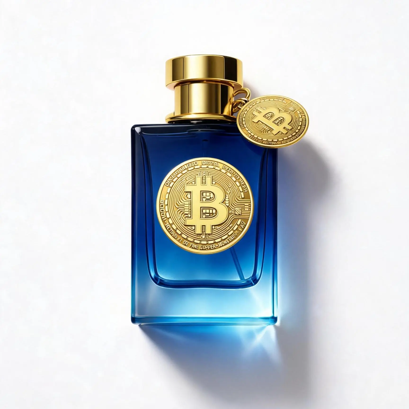 Urban Man Long-Lasting Men's Cologne - 55ml Marine & Woody Eau de Parfum Spray with Luxury Bitcoin Pendant, Crisp Freshness & 8-Hour Scent