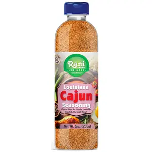 Rani Louisiana Cajun Seasoning (Special Blend for Soup or Gravies) 9oz (255g) PET Jar ~ All Natural | Gluten Friendly | NON-GMO | Kosher | Vegan | Product of USA