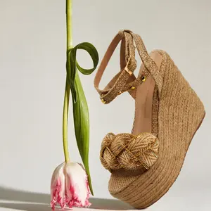 Bety -  High Quality and Comfort Handmade Platform Sandals. 14cm