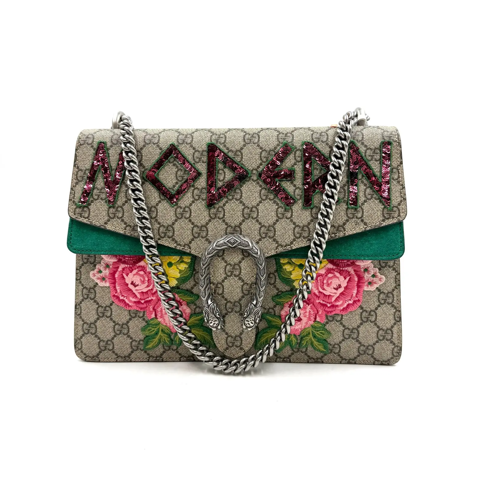 Pre-owned GUCCI AS Shown Shoulder Bags hz 5411 GG Supreme MODERN Dionysus crossbody bag 26.06.17