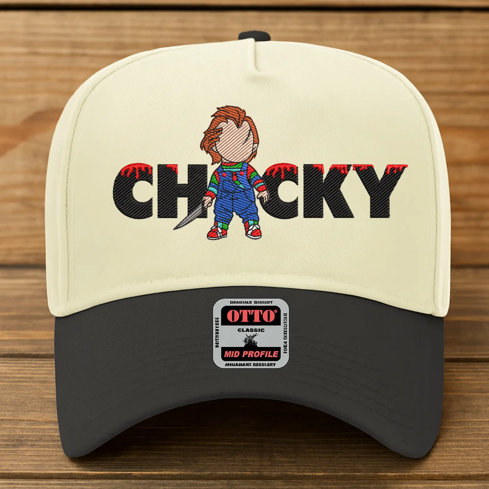 Chucky Embroidered Hat – Horror Movie Embroidery Hat, Scary Doll Halloween, Spooky Season Gift, Dad hat, Movie hat, Spooky hat, Chucky gift