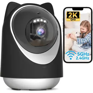 Security Camera Indoor,Wi-Fi &Two-Way Audio,Indoor Camera for Home,Baby/Dog/Cat/Pet Camera with Phone App,Night Vision,Motion Tracking, Compatible with Alexa (Black)(Costume Sets)