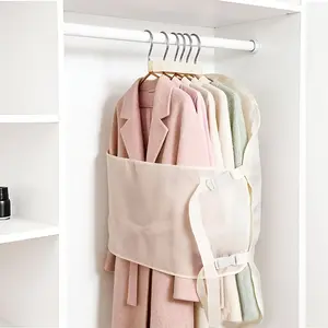Foldable Clothes Compression Board, Closet Hanging Organizer, Storage Bag for Down Jackets, Suits, Wedding Dresses, Buckle Closure