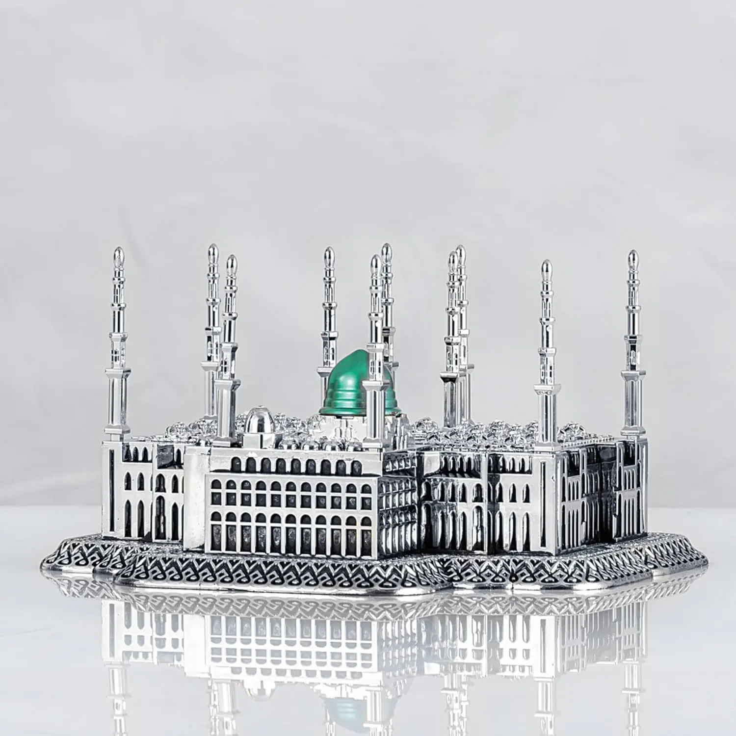Masjid Nabawi Replica - Traditional Islamic Religious Architecture Statue, Unique Design Home Decor Figurine