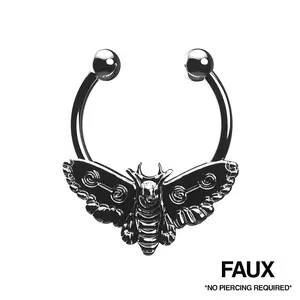 FAUX MOTH SEPTUM - No Piercing Required