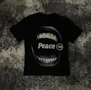 Peace T-Shirt, Gifts Shirt, Unisex Vintage Graphic Tees Gothic Grunge Y2k Emo Scene Amity Affliction Style Clothes Men Women Streetwear
