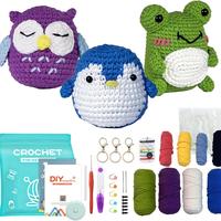 3 Crochet Animal Kit
