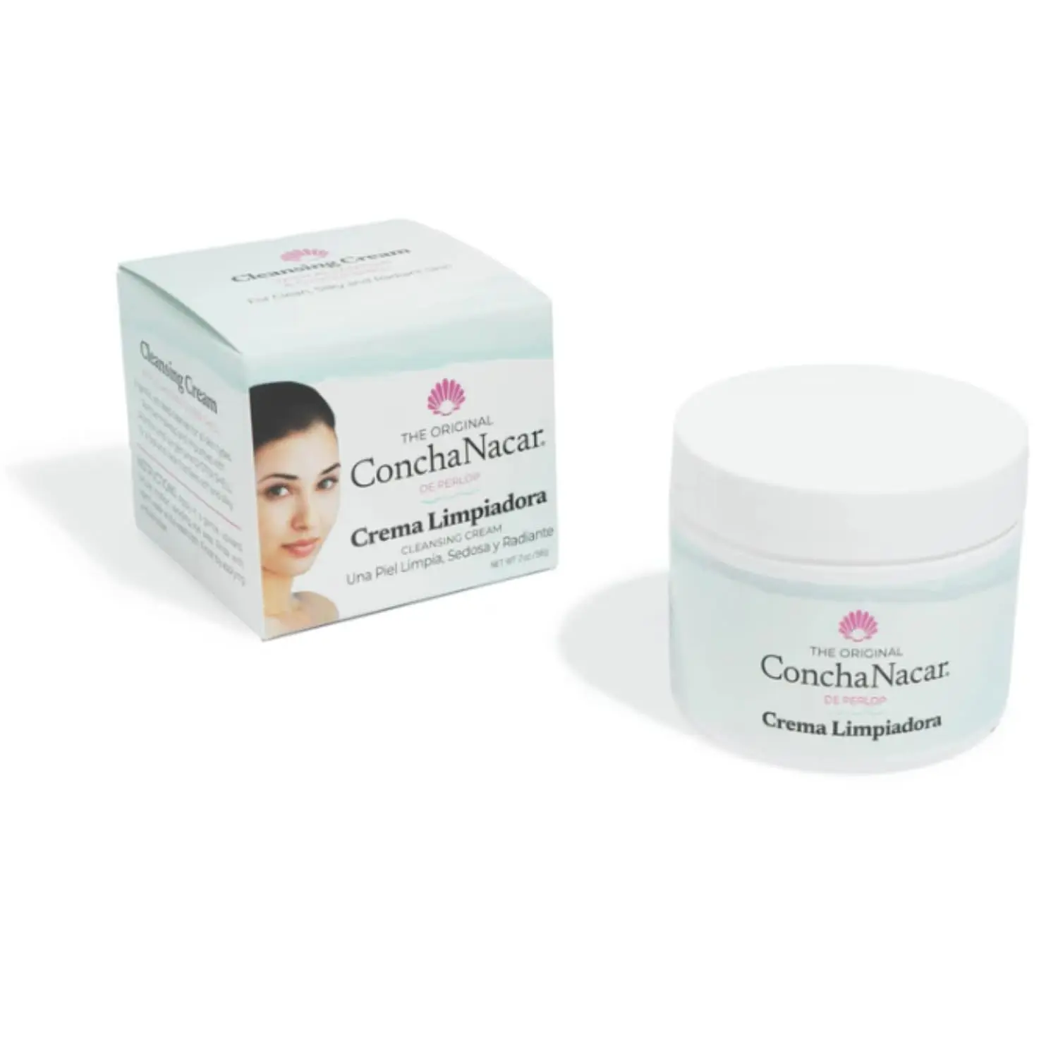Concha Nacar, Crema limpiadora by Perlop, Cleansing Cream, 2oz