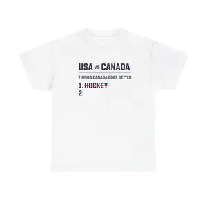 Funny USA Hockey Father's Day T-Shirt| Casual Sporty Short Sleeve Gift for Hockey Dads