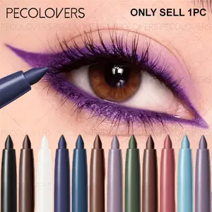 1PC Colored Eyeliner Pencil, Soft and Easy To Color, High Matte and Long-lasting Shiny Eye Makeup, Waterproof and Smudge-proof, Easy To Create Charming Eyes, Suitable for Daily and Party Makeup