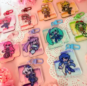 Vocaloid Window Acrylic Keychain - Hatsune Miku Megurine Luka Kagamine Rin Kagamine Len Kaito Meiko Gakupo Gumi Keychain, Cute Keyring Accessory, Fun Charm For Backpack Or Purse | High Quality and Customer Favorite Items