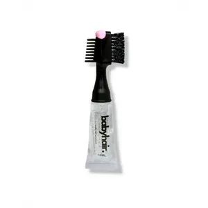 3-in-1 refillable edge control gel baby brush and comb