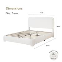 Queen Size Pure White