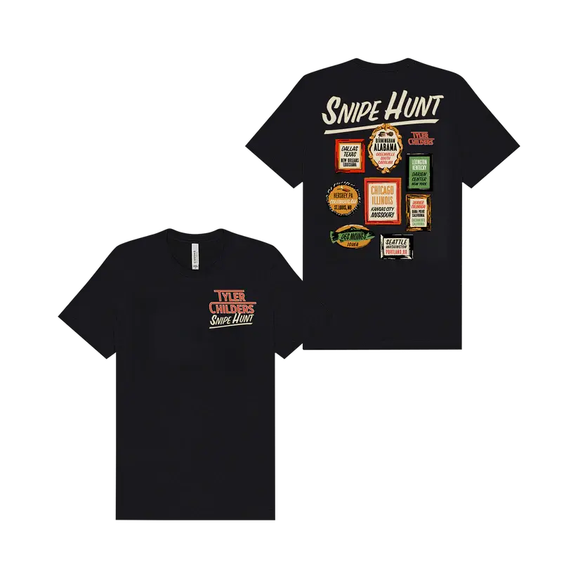 new! Tyler Childers Snipe Hunt Tour 2026 Tee Merch, T-shirt