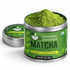 Kyoto Dew Matcha Organic Green Tea Japanese 1oz. Tin
