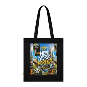 New York Perfect Organic Cotton Tote Bag