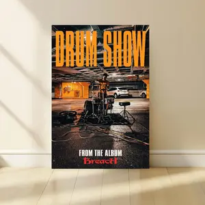 Drum Show Poster | 21 Pilots Concert Art Print for Bedroom & Studio No Frame