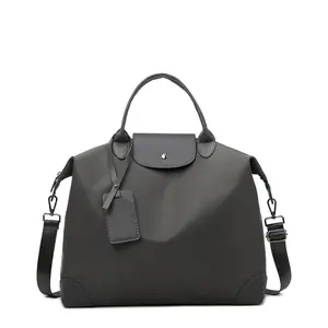 Womens Nylon Shoulder Bag - Large Capacity Office Work Tote Bags - Water Proof Top-Handle Bag for Commuting